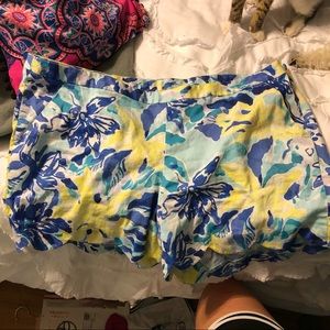 Lilly Pulitzer Scalloped Shorts